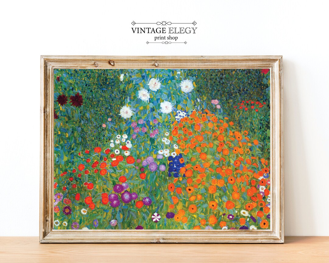 油絵　素晴らしいクリムトの風景画　美術アカデミー学生による完璧模写の本格的油絵 油絵 素晴らしいクリムトの風景画 美術アカデミー学生による完璧模写の