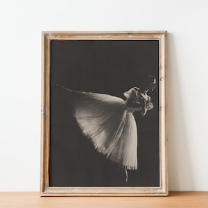 Antique Ballet Print | Vintage Black and White Vintage Ballet Art | *Rare* 1940&#39;s Ballet Photograph | Printable Art | DIGITAL PRINT Wall Art
