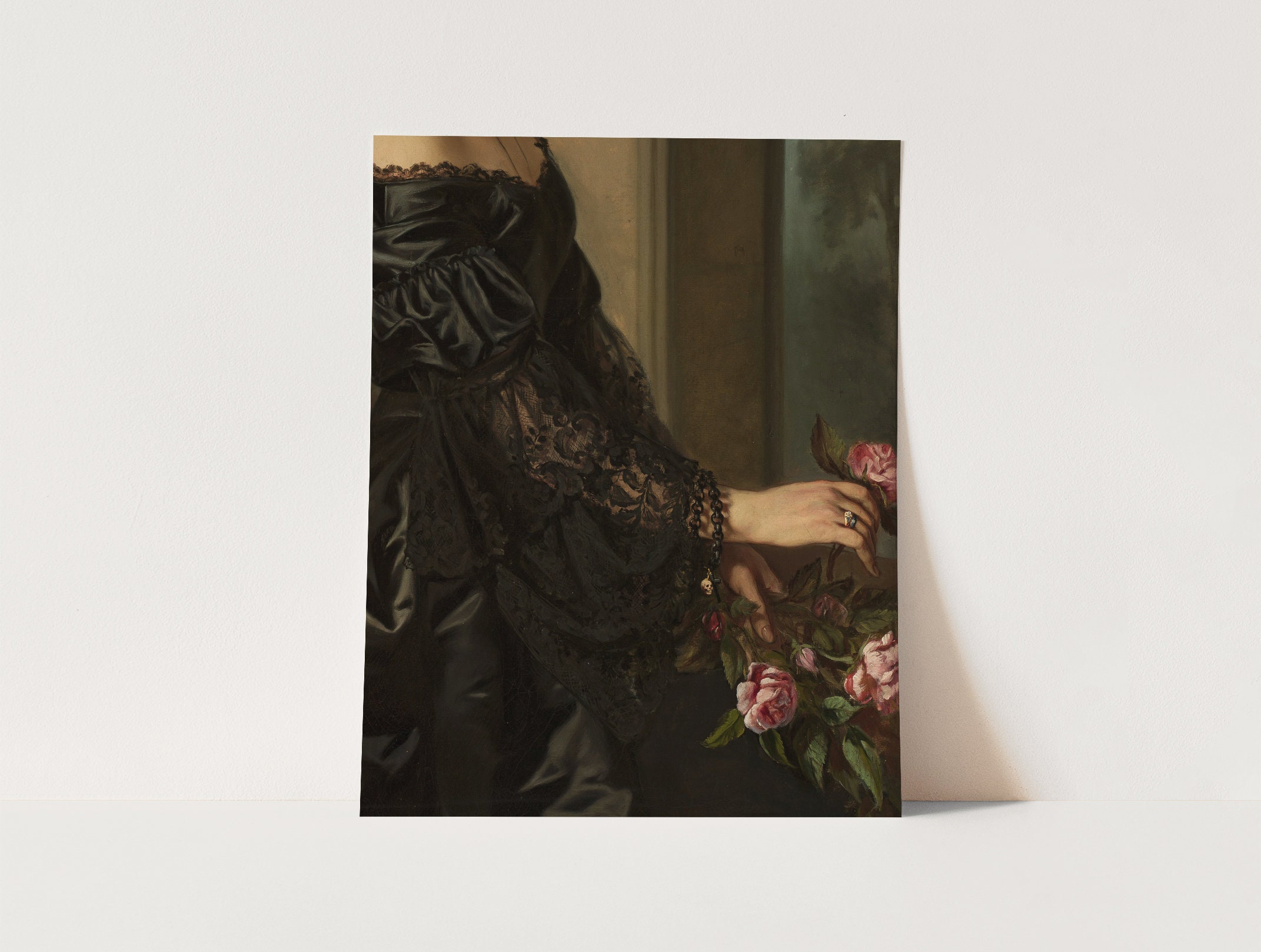 Moody Victorian Woman Altered Antique Portrait Art | Whimsical Dark ...