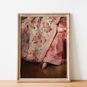 Vintage Victorian Altered Woman Portrait Painting | Girls Room Princess Art | Antique Woman Bridgerton Painting | DIGITAL PRINT Wall Art
