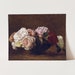 Vintage French Country Cottage Roses Flower Painting | French Antique ...
