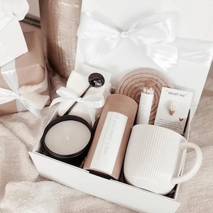 Geschenk Box ~ Raumduft ~ Muttertag ~ Weihnachtsgeschenk ~ Geburtstagsgeschenk Frau ~ beste Freundin ~ Kerzenset ~ Tee  Personalisiert