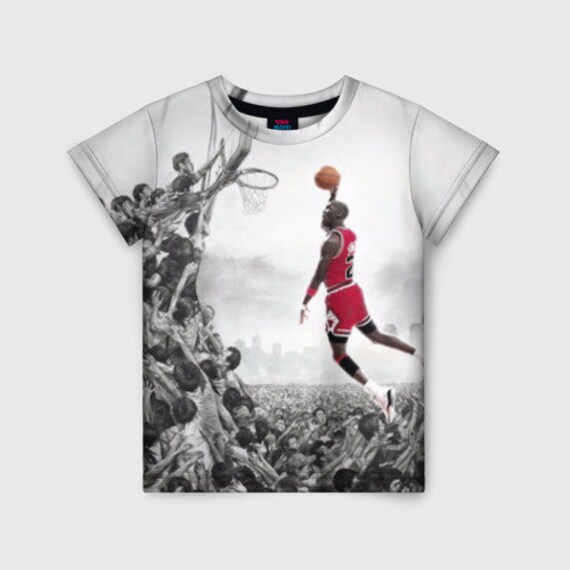 Michael Jordan Graphic Kids TShirt Toddler TShirt Kid Etsy