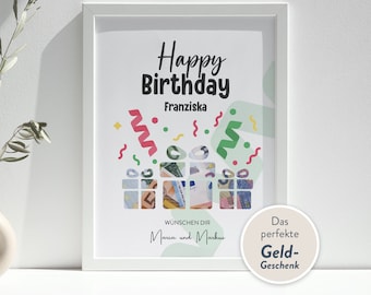Cash gift - Gifts - The perfect cash gift for birthdays // Happy Birthday Gift