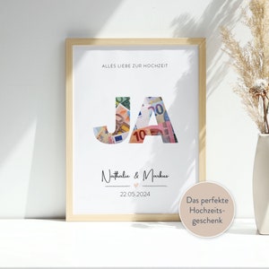 Wedding money gift - YES! - The perfect wedding gift for the bride and groom