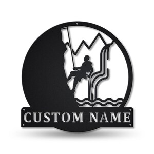 Canyoning Sport Metallschild Kunst, individuelle Canyoning Sport Metallschild, Canyoning Sport Metallwanddekor, Canyoning Wandbehang