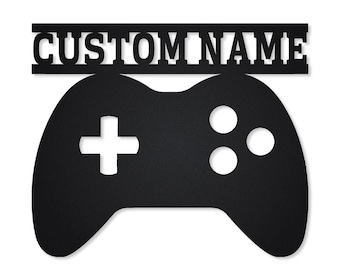 Custom Handheld Console Metal Wall Sign – Personalized Gamer Decor