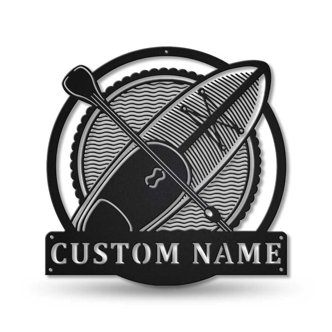 Custom Stand up Paddleboarding Sport Metal Sign Art,personalized Stand