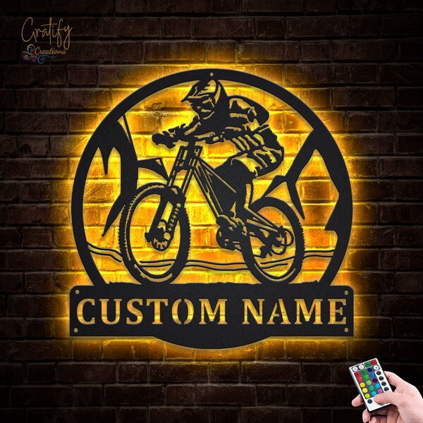 POEM Studio Metal Biking Wall Art - 24 Inch Black Laser-Cut Metal Sign, Home Office Decor, Made In USA, Lifetime Guarantee