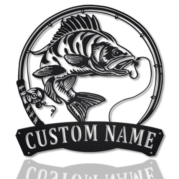 Personalized Perch Fishing Fish Pole Metal Sign With LED Lights Custom Perch  Fishing Metal Sign Hobbie Gifts Perch Fish Sign -  Canada