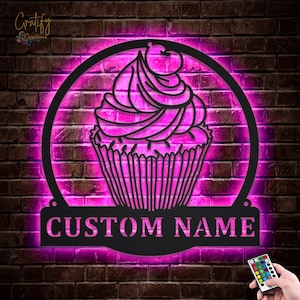 Enseigne Au Néon Wake In Bake, Enseignes Au Néon Pour Décoration Murale, Pour Chambre à Cuisine