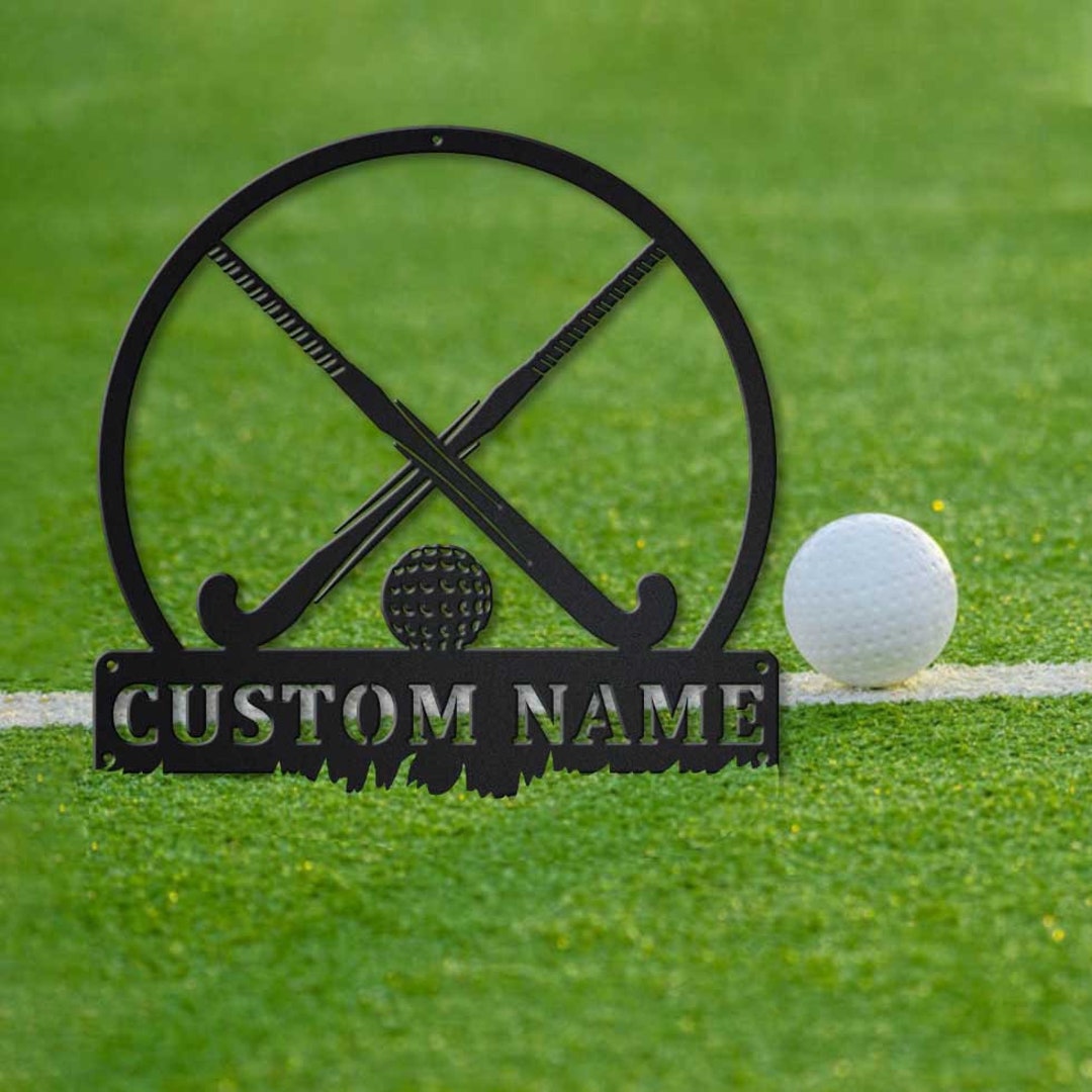 Custom Field Hockey Sport Metal Sign Personalized Field Etsy