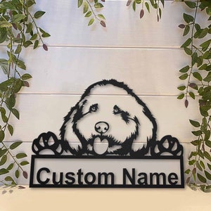 Cockapoo Dog Metal Sign Art, Custom Cockapoo Dog Metal Sign, Cockapoo Dog Wall Hanging For Decoration, Dog Metal Wall Decor