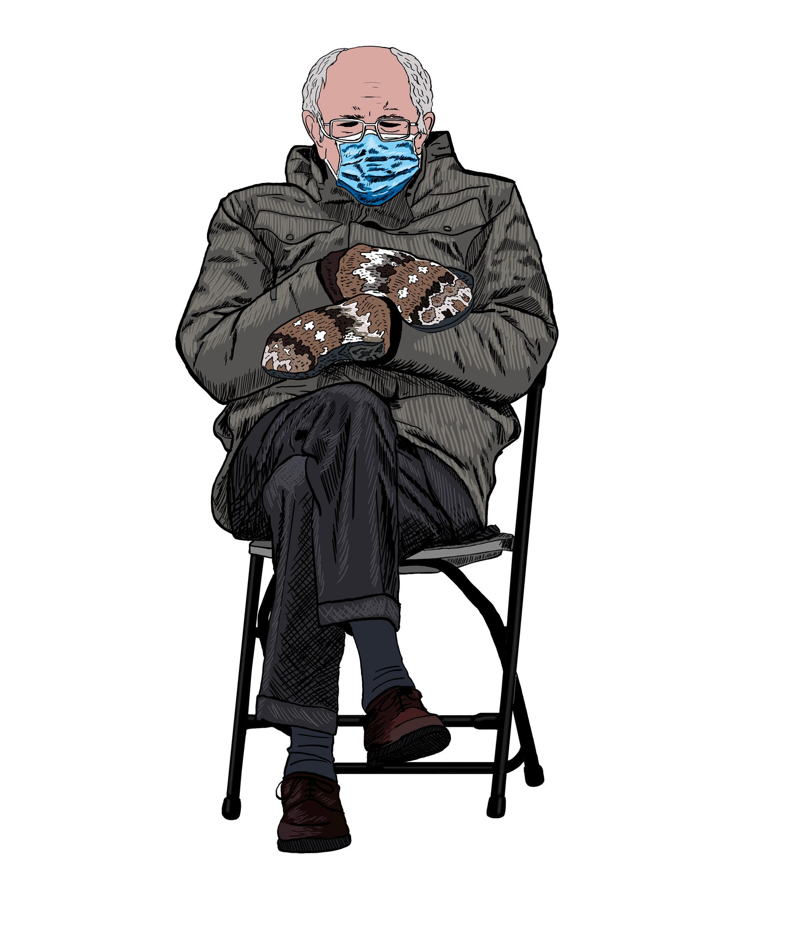 Bernie Sanders Mittens T-Shirt Hand-Drawn Original Unisex - Il 1588xN.2816782654 7wqi Bernie Sanders Mittens T-Shirt Hand-Drawn Original Unisex - Il 1588xN.2816782654 7wqi