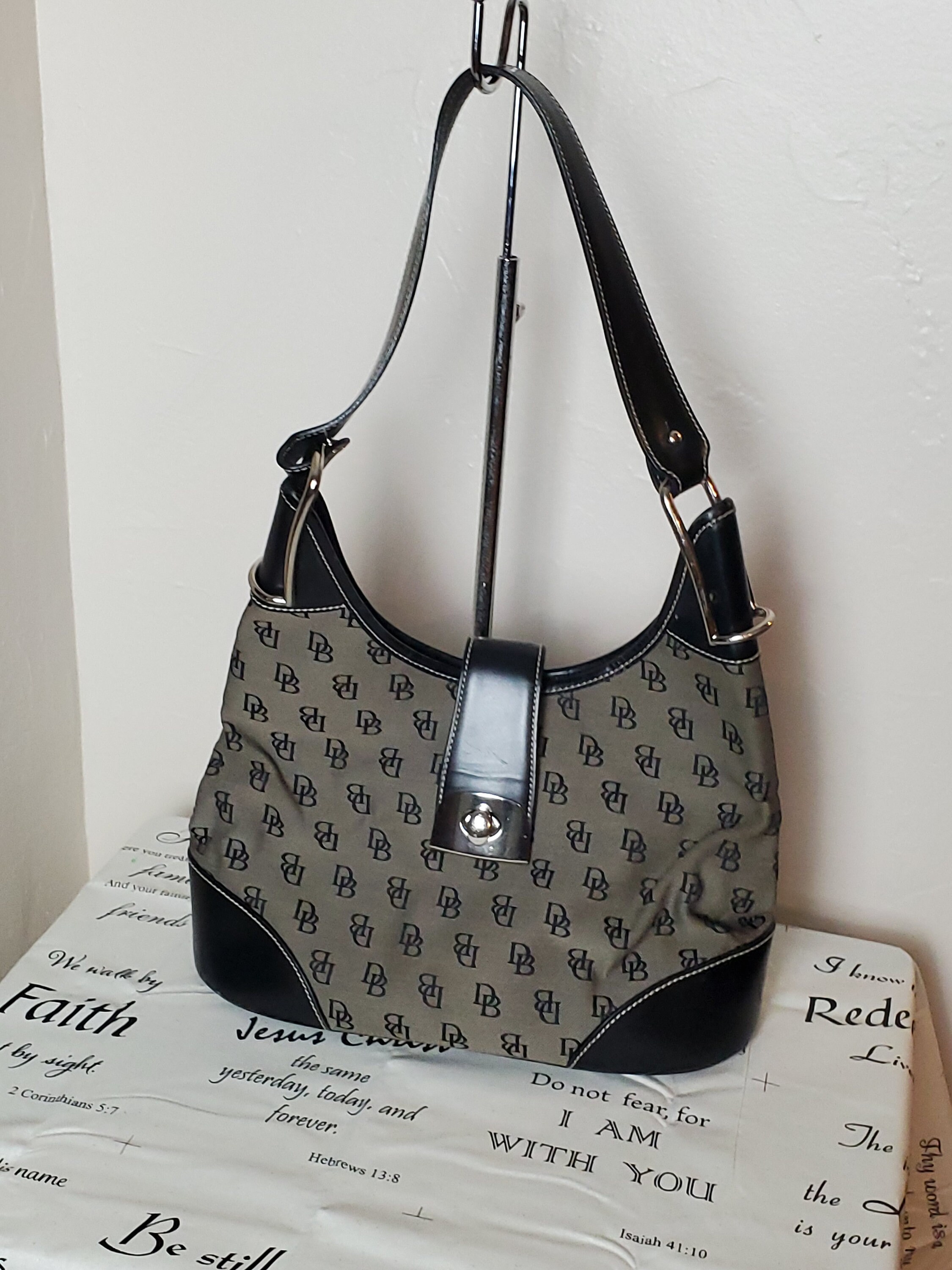 Dooney and bourke canvas hobo sales
