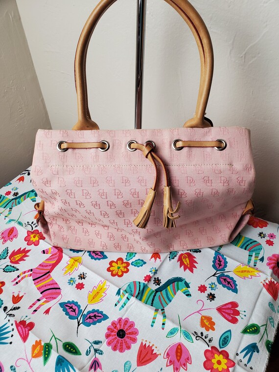 vintage pink dooney and bourke