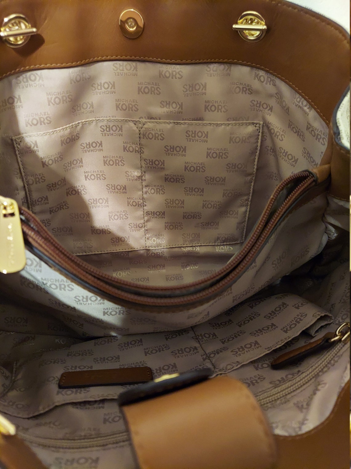 Michael Kors Big Logo Purse For Sale Etsy