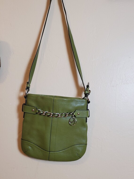 Vintage Coach Green Leather Crossbody Purse Etsy Il 570xN.3207827495 85g7