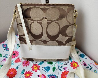 Coach gray purse sale