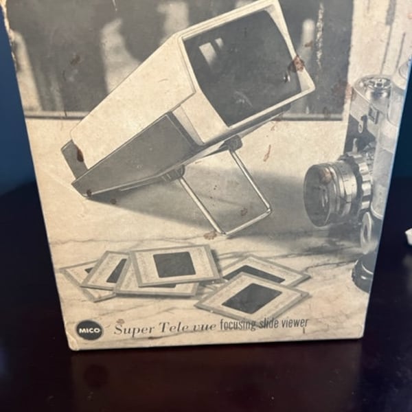 Vintage Slide Viewer, Mico Tele Vue, circa 1960s