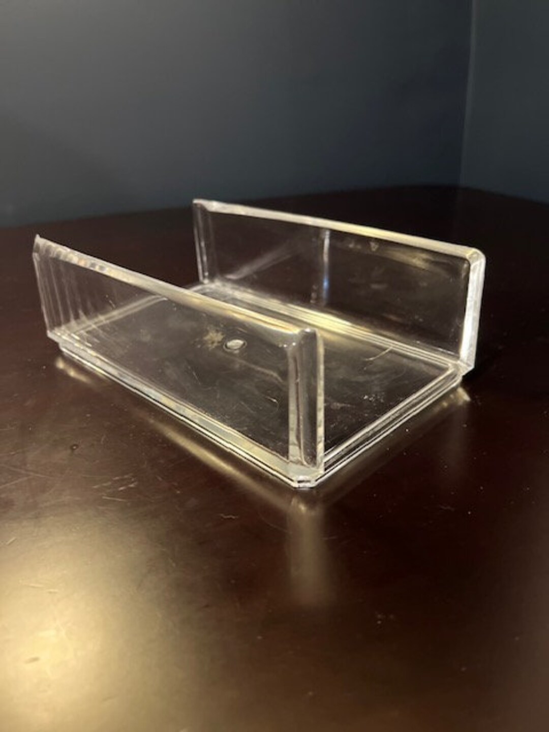 Vintage Mid-century Lucite Napkin Holder MCM Acrylic Napkin Holder ...