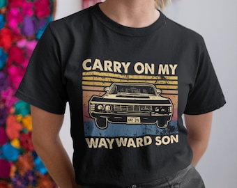 Carry On My Wayward Son Vintage T-Shirt, Hoodie, Sweatshirts