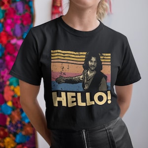Hello vintage T-shirt, sweat à capuche, sweat-shirts