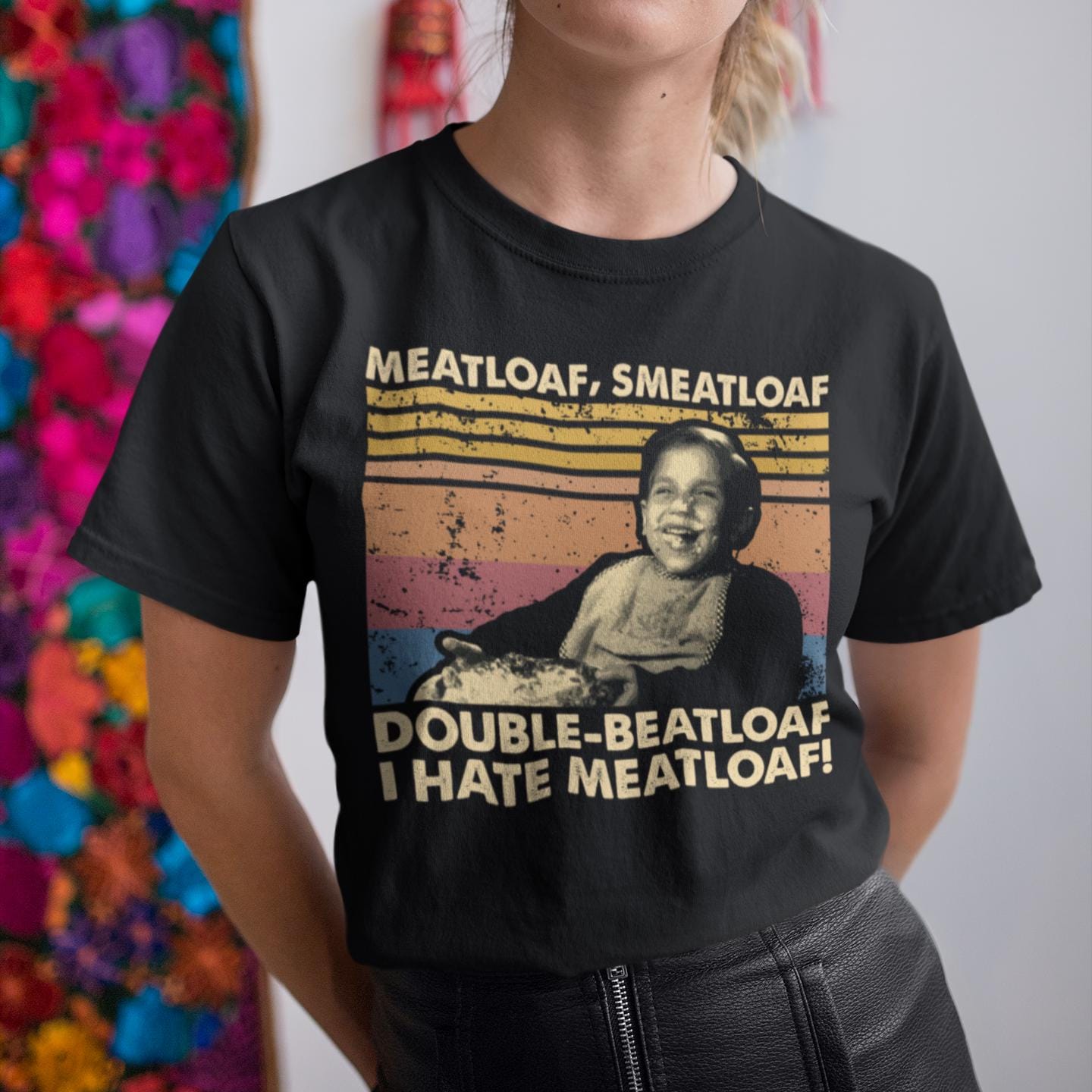 Official Meat Loaf "Anything For Love" Live Tour T-Shirt - Men's Black Band Tee, Unisex Fit, Soft Cotton - View #11
