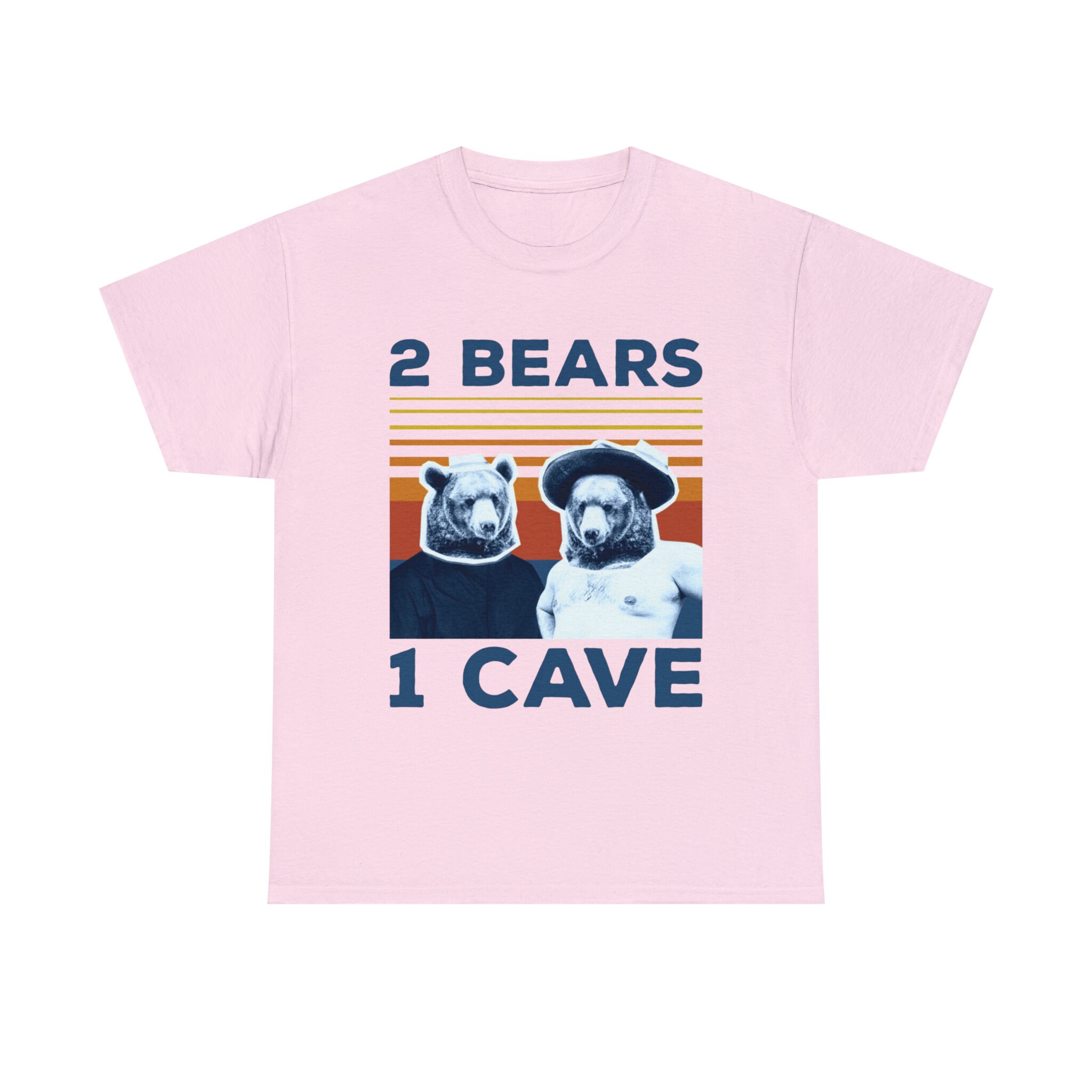 2 Bears 1 Cave Shirt, 2 Bears 1 Cave Funny Head Vintage