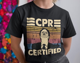 Camiseta, sudadera y sudadera vintage con máscara de muñeco de Dwight certificada por RCP