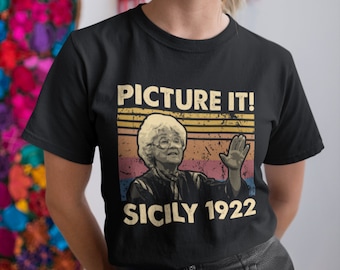 Camiseta, sudadera con capucha y sudadera con capucha estilo vintage de Sicilia de 1922.