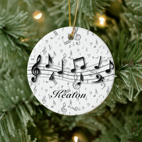 Musical Note Ornament Etsy