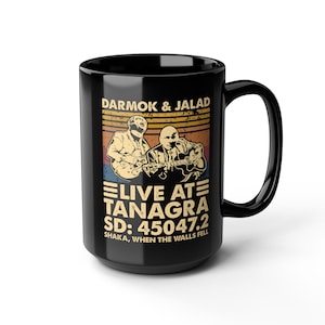 Darmok y Jalad en Tanagra septiembre de 1991 Taza de café vintage, taza de té, taza de regalo