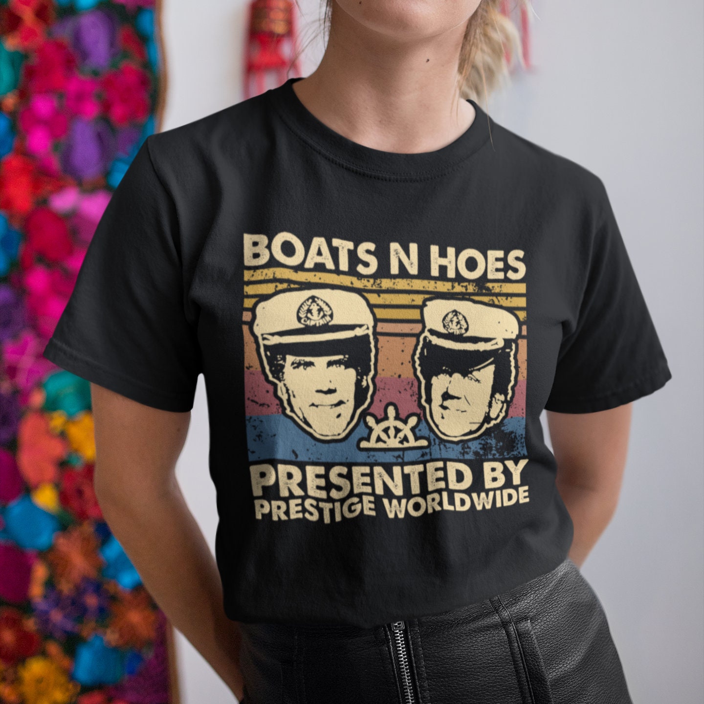 Boats N Hoes Presented by Prestige Worldwide Vintage T Shirt