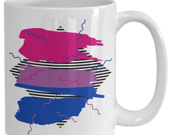 Bisexual retro design mug