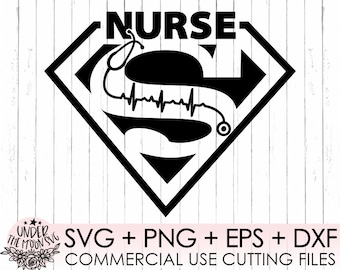 Download Super Nurse Svg Etsy