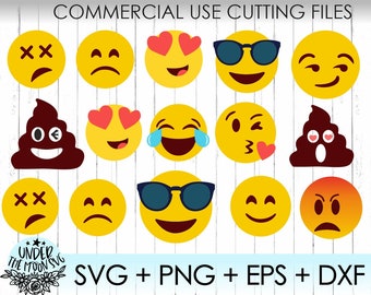 Download Emoji Birthday Svg Etsy