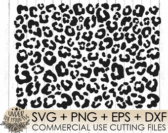 Leopard Print Svg Etsy