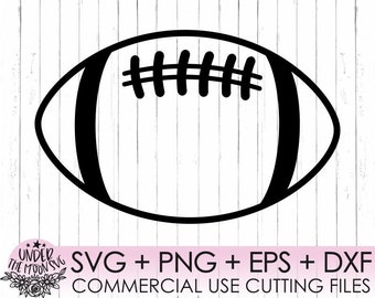 Könnte beinhalten: Schwarz-weiße Silhouette eines American Footballs. Der Football ist schwarz umrandet mit weißen Nähten.