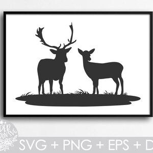 Buck Deer Svg,Deer Svg File, Wildlife Svg File, Nature svg file, Hunting Svg File, Hunting Svg, Deer Svg, Buck Svg File