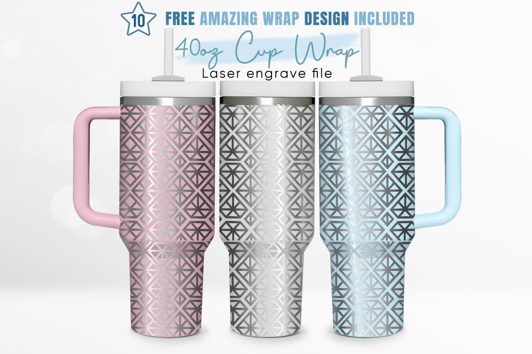 40oz Engraved Tumbler Wrap Diamond Heart, Heart Svg, Valentines Svg ...