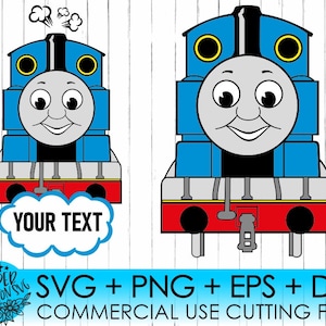 Thomas The Train SVG | Commercial Use | Thomas The Train DXF | Thomas The Train SVG Collection | Svg Files for Silhouette Cameo or Cricut