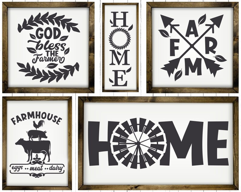 Farmhouse Svg, Farm House Sign Svg, Farm Life Bundle Svg, Farmhouse ...