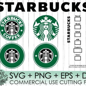 Cold Cup Svg, Logo Svg,Full Wrap Svg,Venti Cold Cup Svg,Instant Download,Files for Cricut,Silhouette,Pre Sized Svg, Decal Perfect Fit for