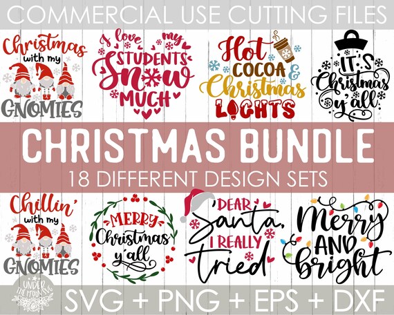 Christmas Ornament Svg Bundle, Christmas Quotes Svg,Hand lettered Svg,Christmas Svg,Believe Svg, Gnome Svg,Light, Deer,Snowman, Svg,Png, Dxf
