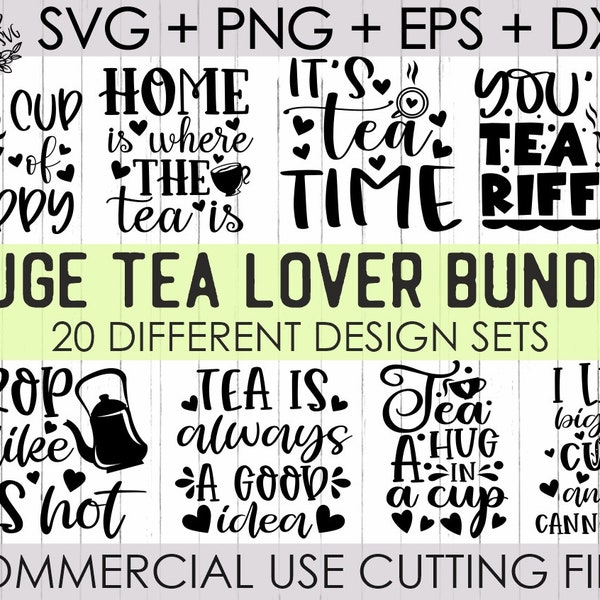 Tea lover SVG bundle, Tea Svg, Tea Lover SVG, Tea Drinker Bundle, Tea quotes Svg, Funny quotes svg, Tea SVG Bundle, Tea Lover, Svg Designs