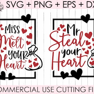 Mr Roba Tu Corazón SVG, Toddler Svg, Boy Svg, Valentine Svg, Boy Valentine Svg, Kid Svg, Svg Files, DXF, Svg for Cricut, Silhouette