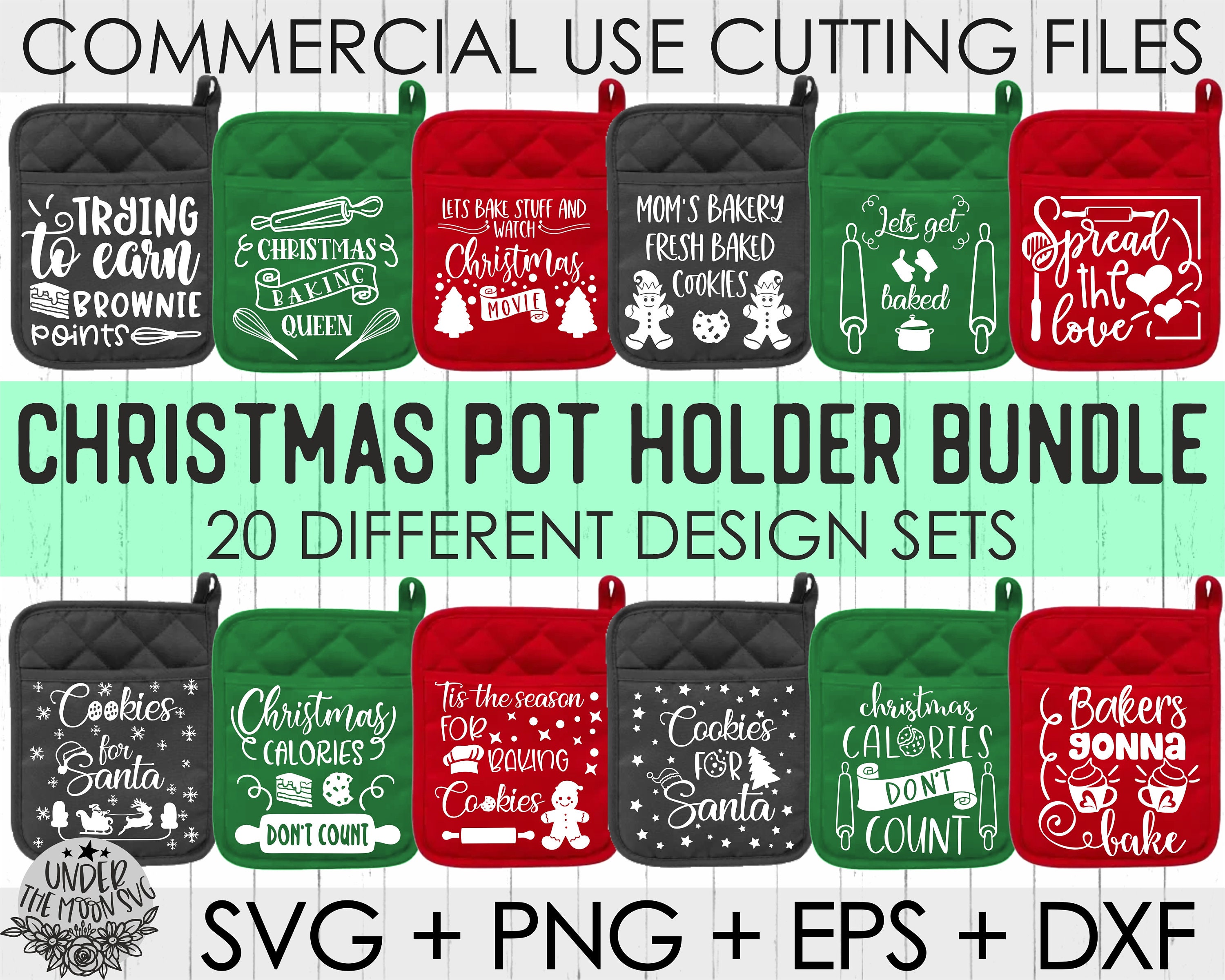Pot Holder Svg BundlePot Holder SvgChristmas Pot Holder Etsy