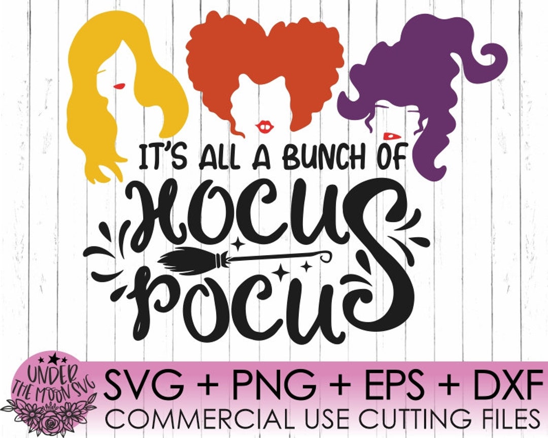 Hocus Pocus Svg / Sanderson Sisters Svg / Witches Hair Cute / Halloween ...