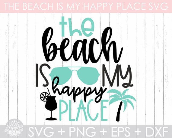Society6 ケース the beach is my happy place Beach-C6742-Turq.jpg
